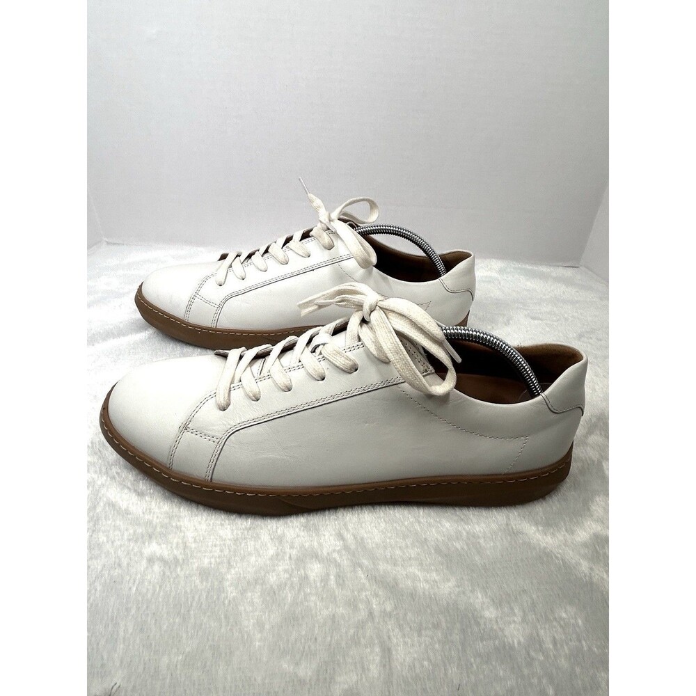 Men's Moral Code Quintus White Leather Sneakers Size 11